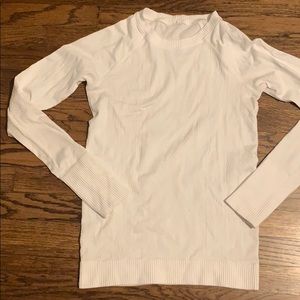 Lululemon white long sleeve